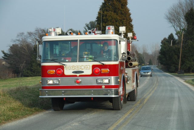 Engine 21-3 on Blake Road.