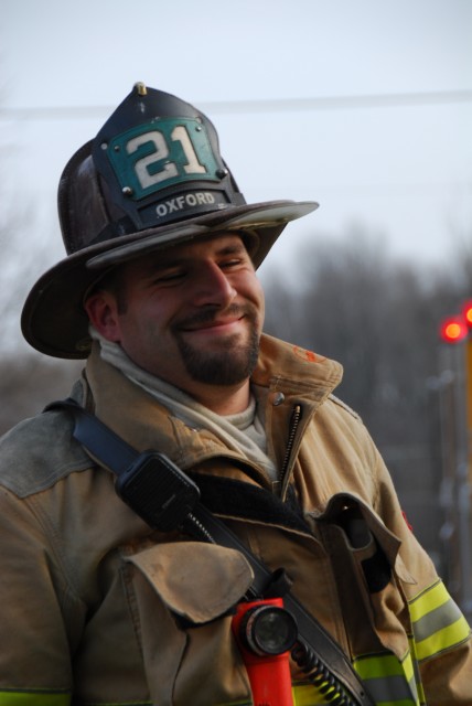 Firefighter Rick Prettyman.