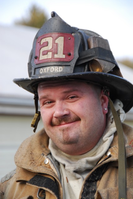 Firefighter Alan Haines.