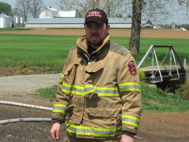 Firefighter Terry Rivera.