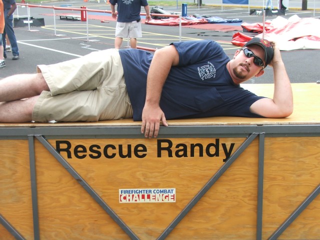 Firefighter Randy Gray.