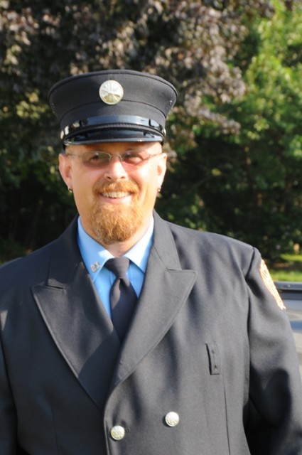 Firefighter Mark Vining.