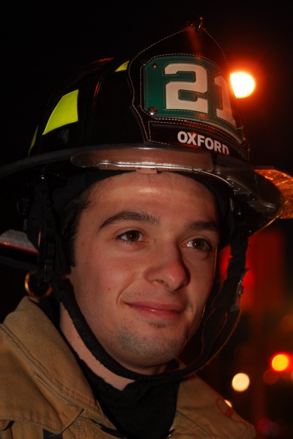 Firefighter Chris Galle.