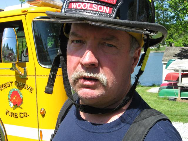 Firefighter Rick Woolson.