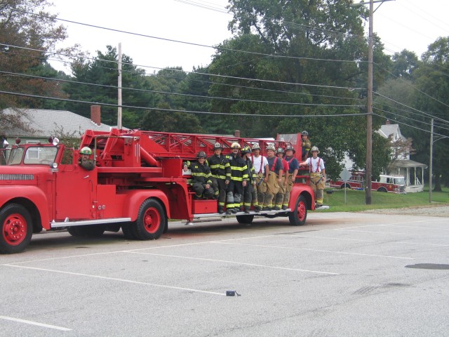 Our Truck Company Operations class on an old Truck!