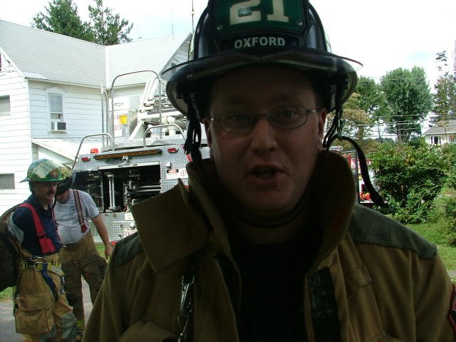 Firefighter John Thompson.