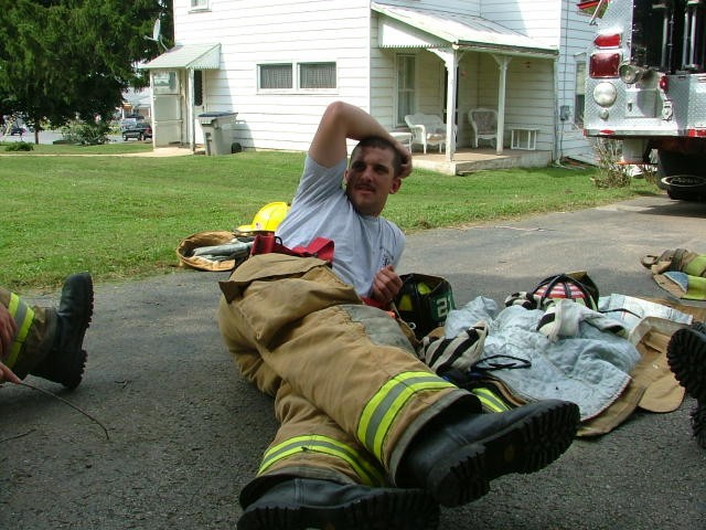 Firefighter Randy Gray.