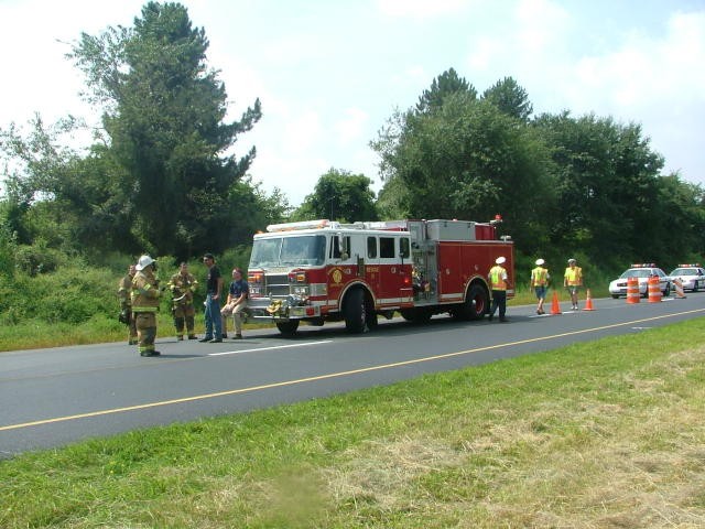 Rescue 21 on a Route 1 crash.