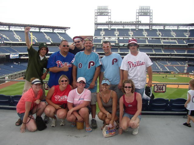 Taking a break and taking in numerous Phillies games!