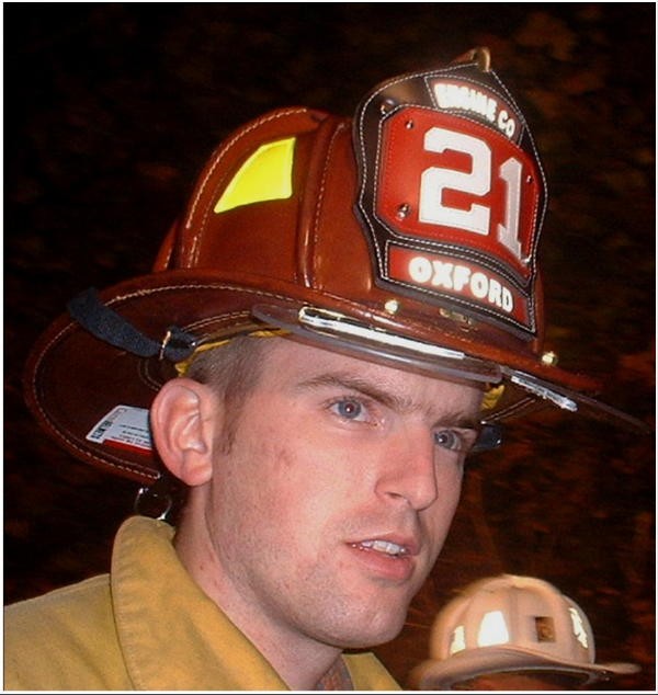 Firefighter Josh Derr