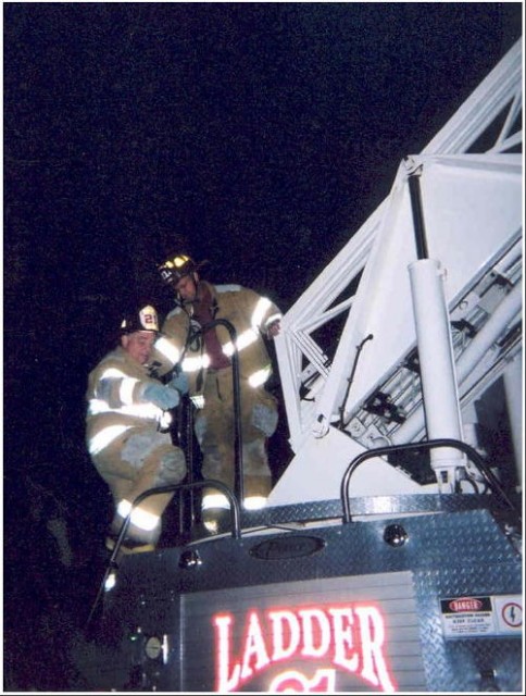 Past Chiefs Deaver and Fowler on Ladder 21.