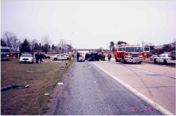 A serious crash on the Route 1 bypass.