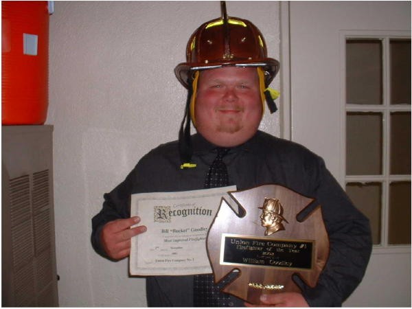 Firefighter of the Year Bill Goodley.