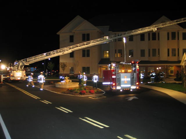 A fire incident at Ware.