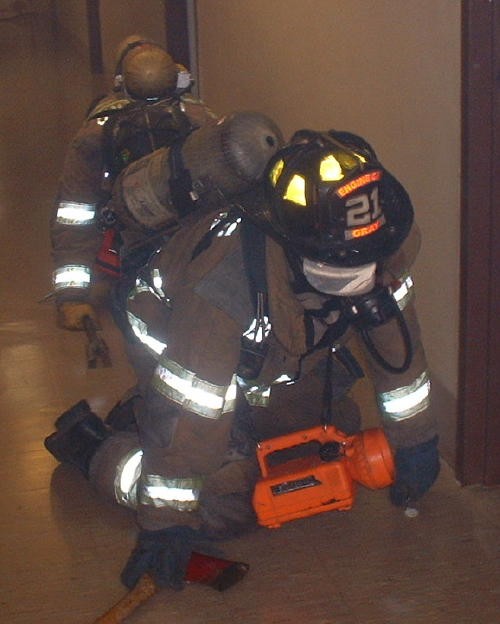 Crews performing searches in dorms at Lincoln.