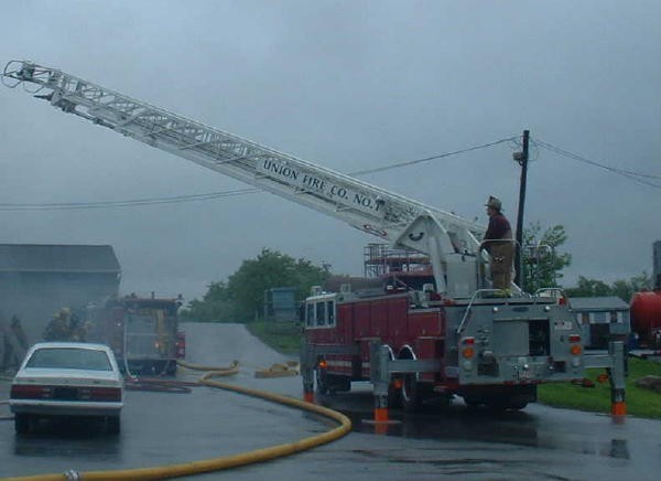 Ladder 21 at the West Chester Training facility.