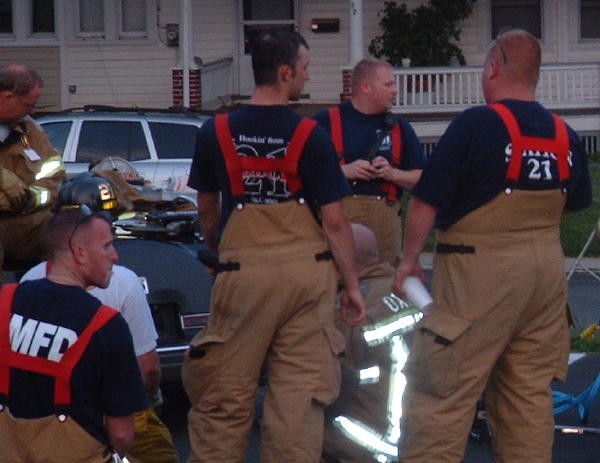 Deputy Chief Chris Obenchain reviews the training.