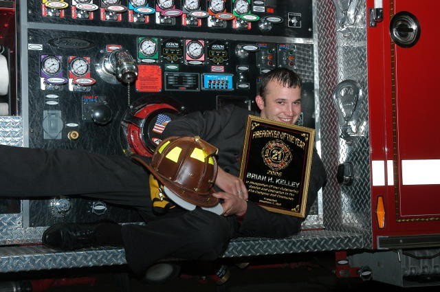 2005 Firefighter of the Year Brian Kelley.