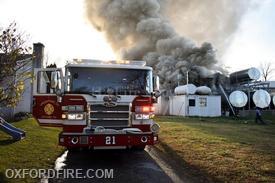 Engine 21-1 arrived as the first due engine.
Photo courtesy of 412 Fire Photos.